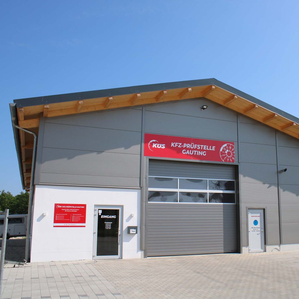 Außenansicht der Prüfstelle Gauting